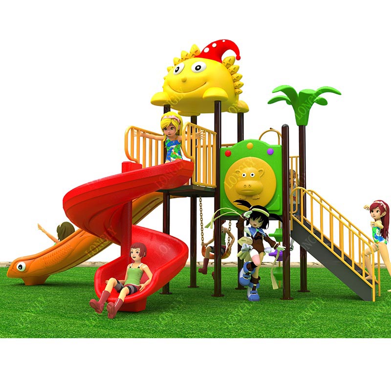 Kids Outdoor Garden - Toboggan en plastique commercial 450x270x280cm pour