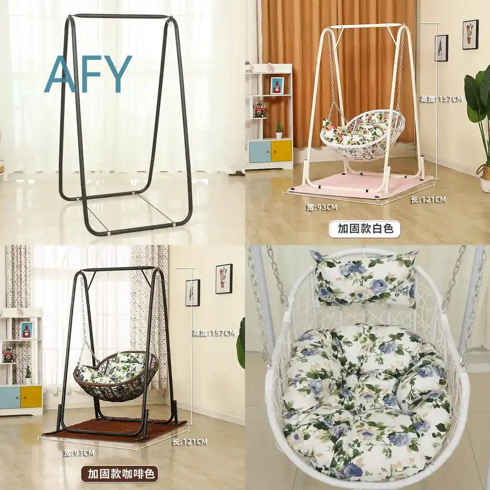 Kids Outdoor Nest Swing - Chaise suspendue en rotin pour enfants,