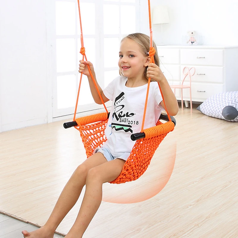 Kids Outdoor Nest Swing - Hamac Nid pour Enfants, Balançoire Tressée
