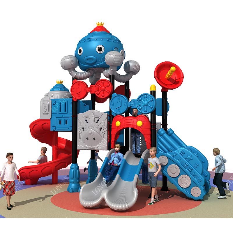 Kids Outdoor Garden - Toboggan en plastique pour enfants fabriqué