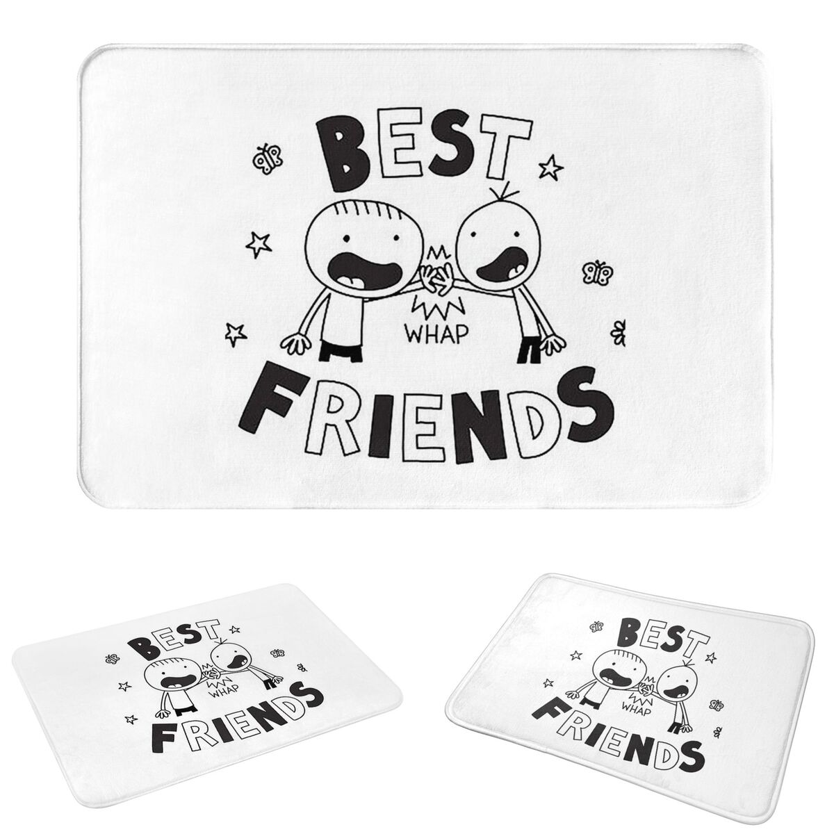 Kids Outdoor Mat Waterproof - Tapis de sol antidérapant, absorbant, motif