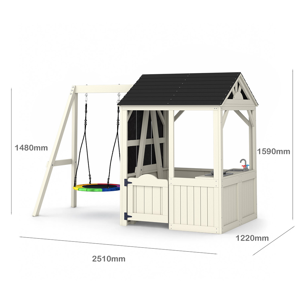 Mobilier de jardin, maisonnett - Kids Outdoor Wooden Playset avis et prix
