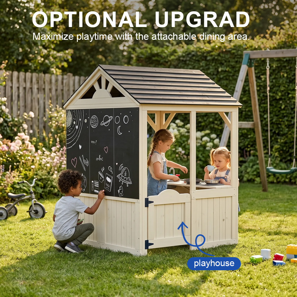 Mobilier de jardin, maisonnett - Kids Outdoor Wooden Playset avis et prix