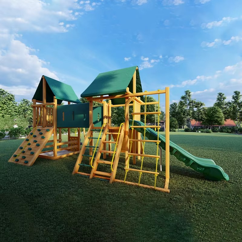 Grande Tour en Bois pour Parc  - Kids Outdoor Wooden Playset avis et prix