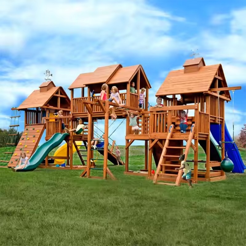 Grande Tour en Bois pour Parc  - Kids Outdoor Wooden Playset avis et prix