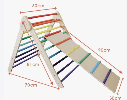Structure d'escalade triangula - Kids Outdoor Wooden Playset avis et prix