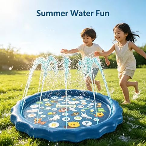 Tapis de jeu aquatique gonflab - Kids Outdoor Water Sprinkler avis et prix