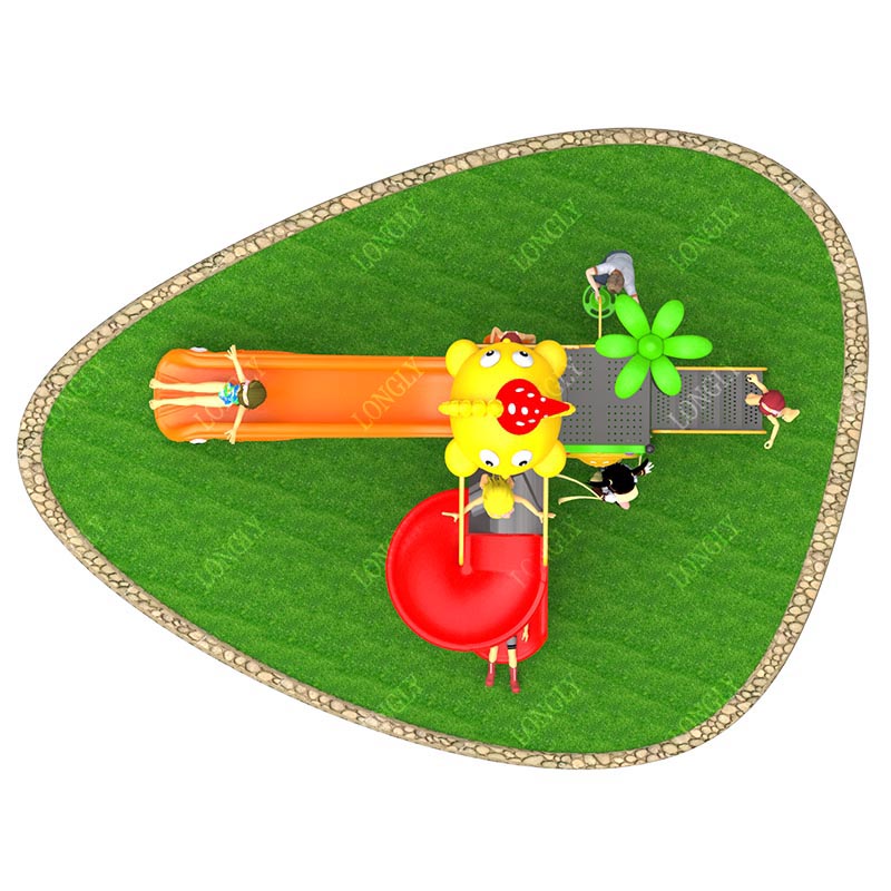 Toboggan en plastique commerci - Kids Outdoor Garden avis et prix