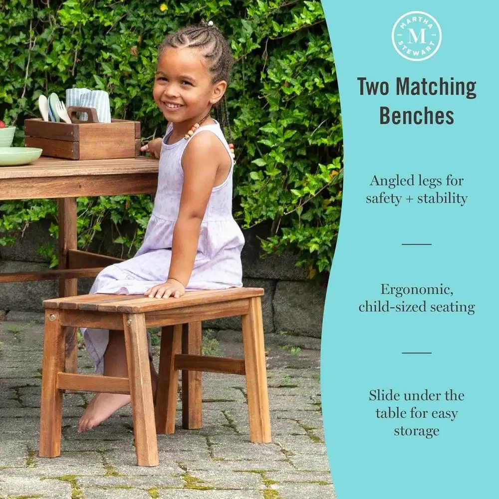 Ensemble Table et 2 Bancs d'Ex - Kids Outdoor Wooden Playset avis et prix