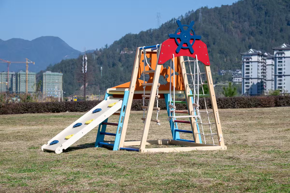 Grande structure d'escalade en - Kids Outdoor Wooden Playset avis et prix