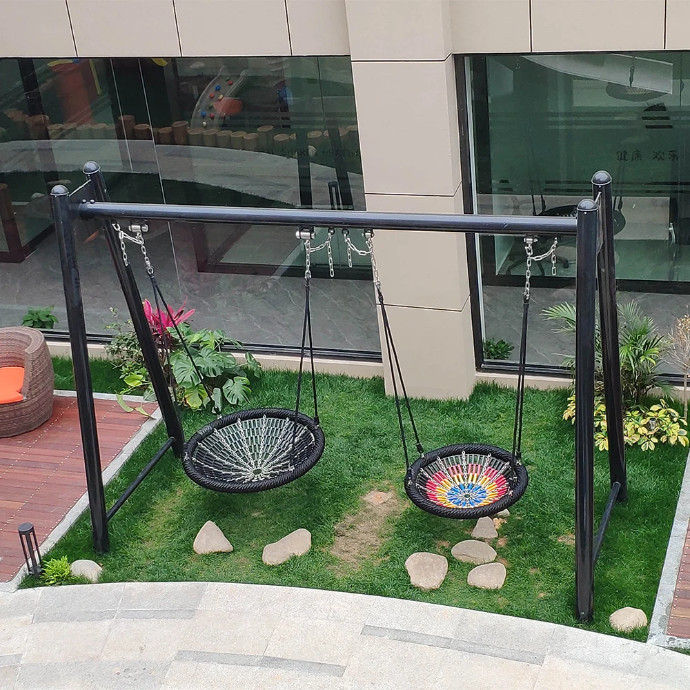 Balançoire d'extérieur double  - Kids Outdoor Nest Swing avis et prix