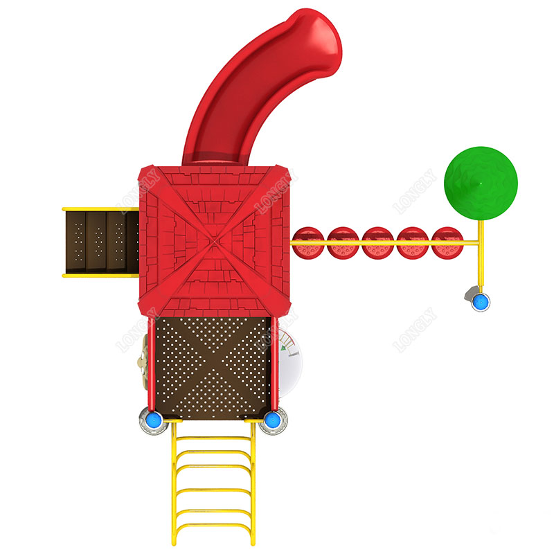 Toboggan en plastique rouge po - Kids Outdoor Garden avis et prix