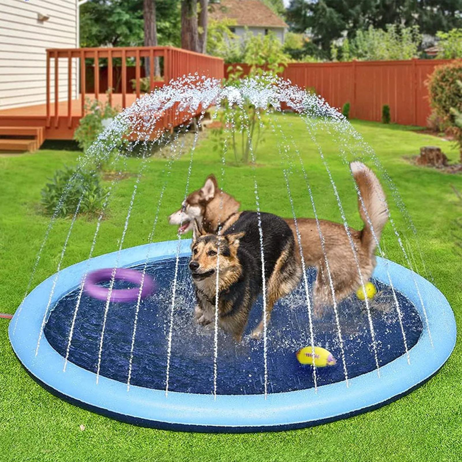 Tapis de jeu aquatique gonflab - Kids Outdoor Water Sprinkler avis et prix