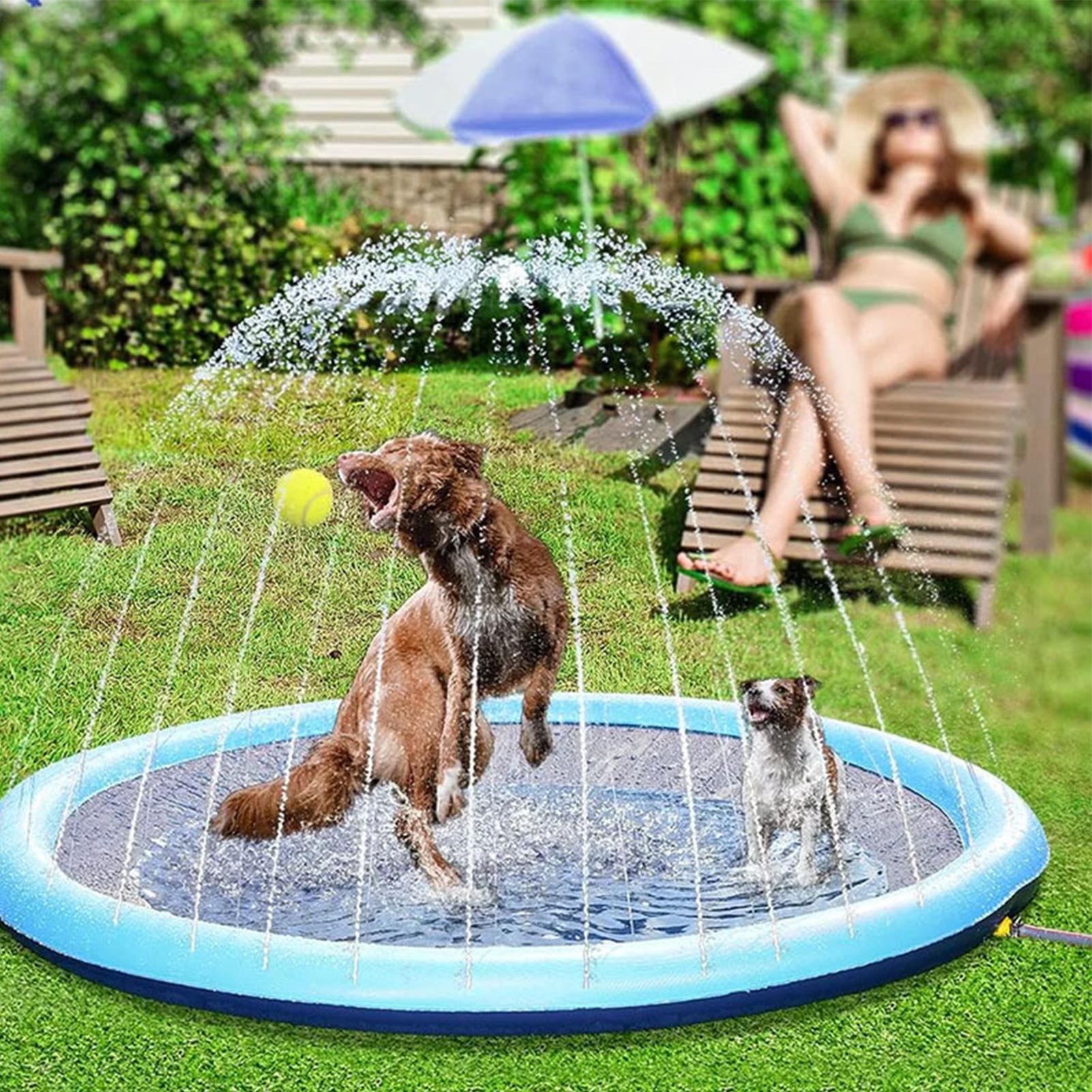 Tapis de jeu aquatique gonflab - Kids Outdoor Water Sprinkler avis et prix