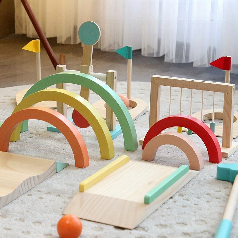Ensemble de balles de golf en  - Kids Outdoor Wooden Playset avis et prix