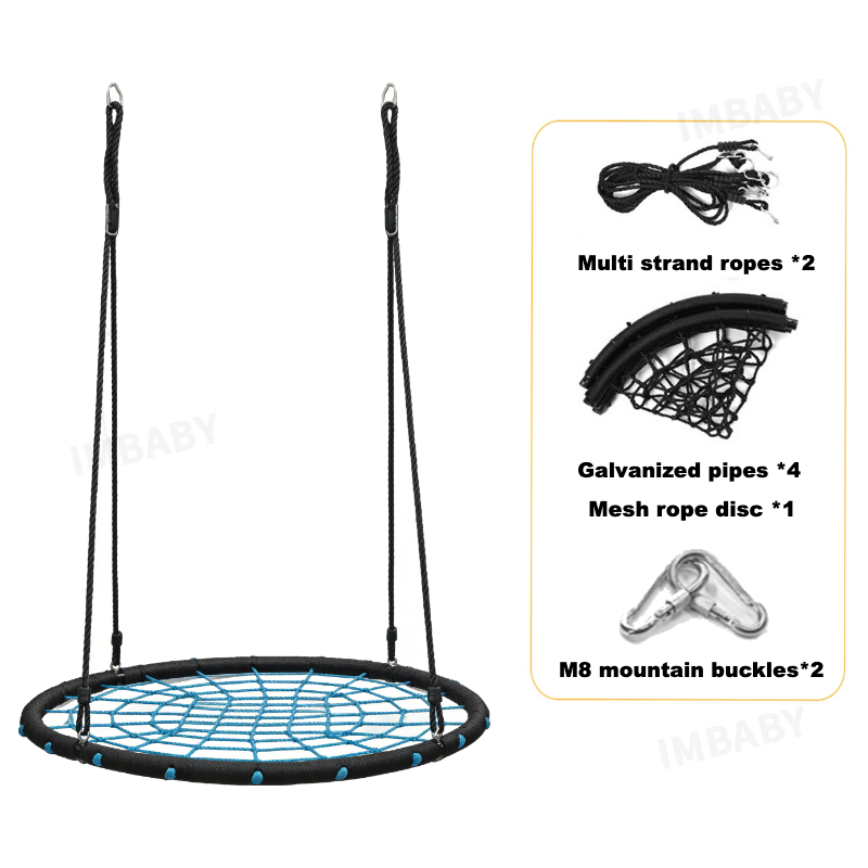 IMBABY Balançoire ronde en fil - Kids Outdoor Nest Swing avis et prix