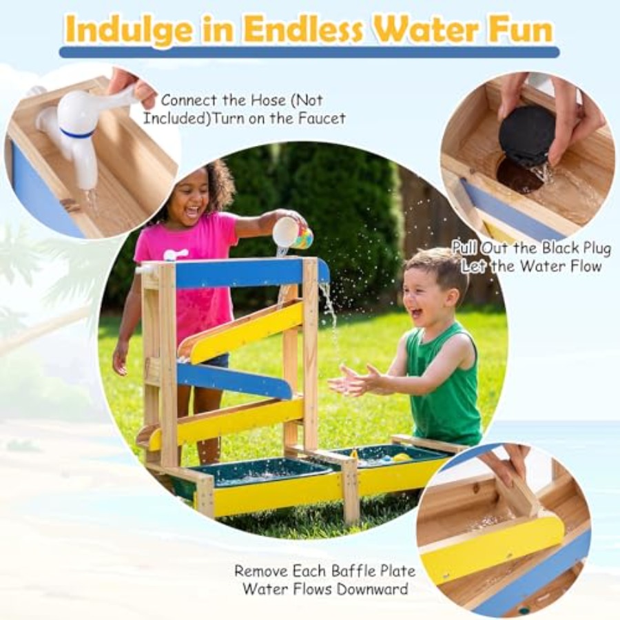 Structure de jeu d'extérieur p - Kids Outdoor Wooden Playset avis et prix