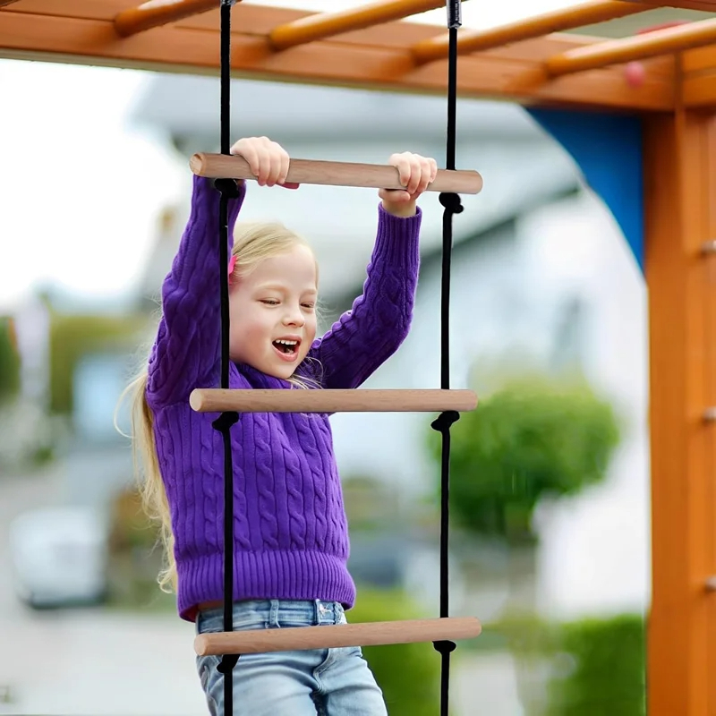 Échelle à cordes d'escalade po - Kids Outdoor Wooden Playset avis et prix