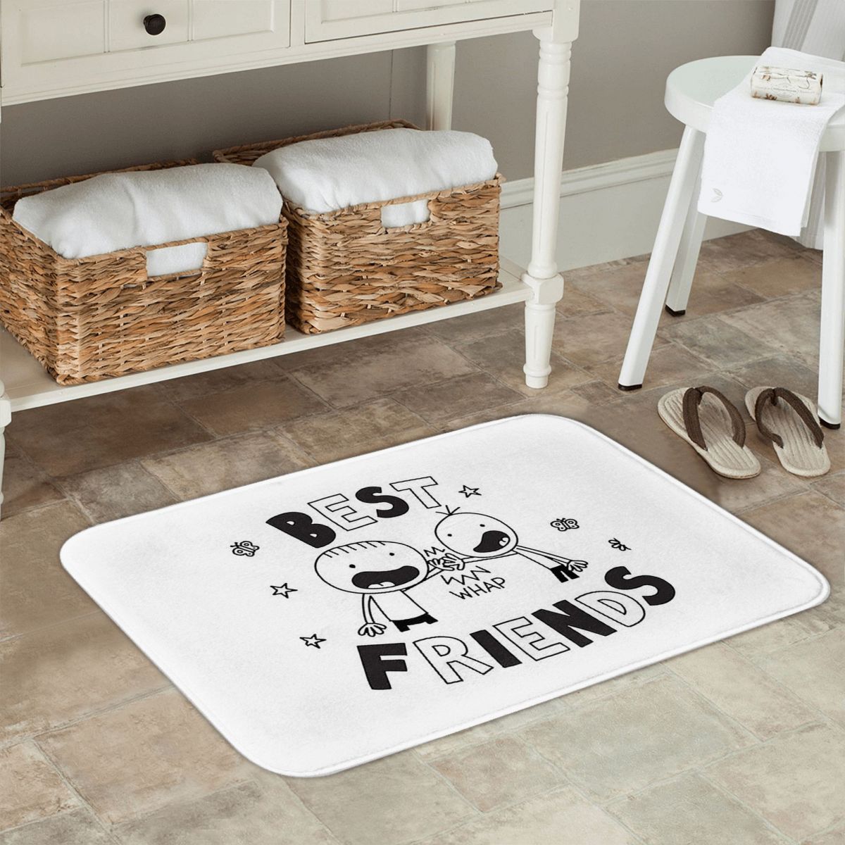 Tapis de sol antidérapant, abs - Kids Outdoor Mat Waterproof avis et prix