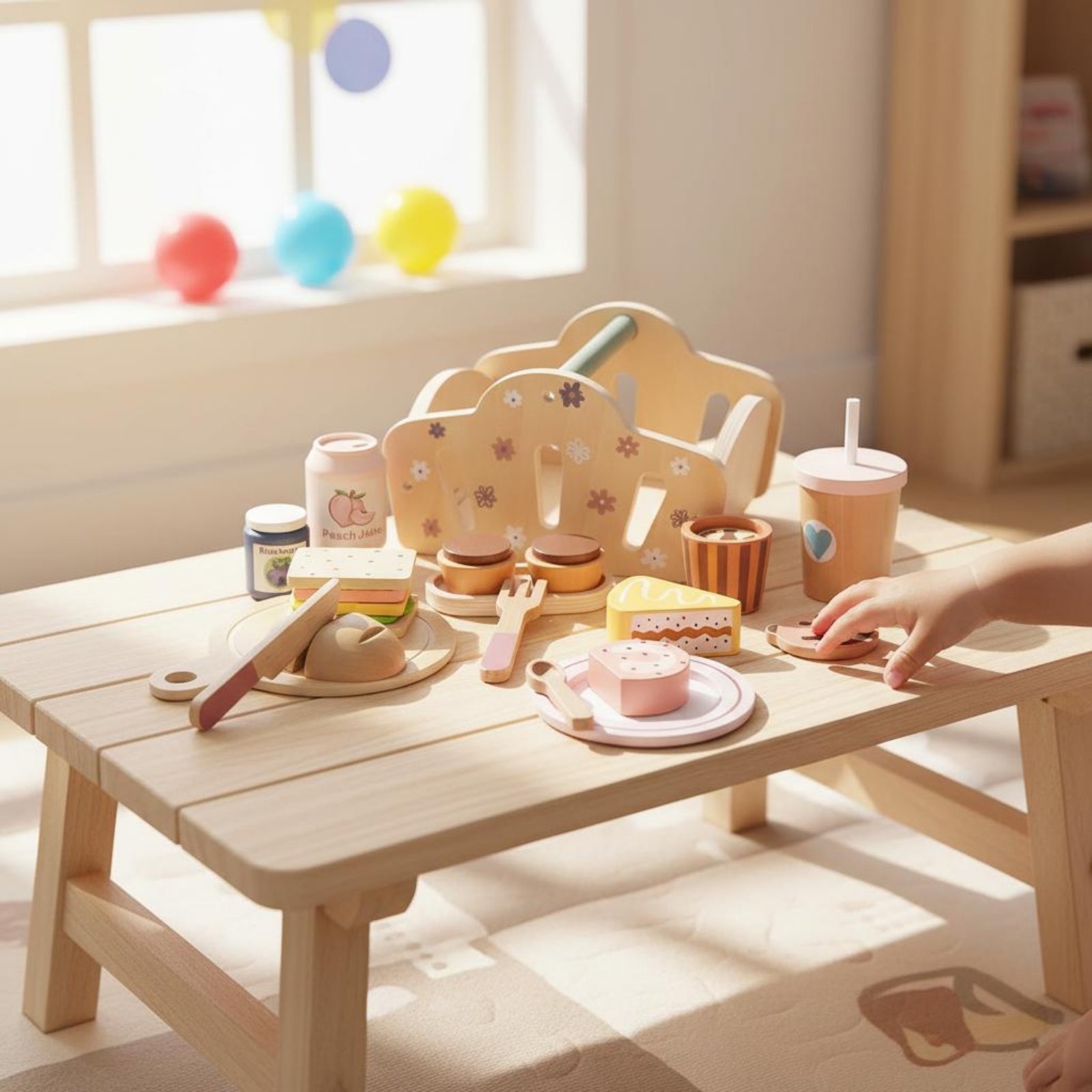 Panier de repas en bois pour l - Kids Outdoor Wooden Playset avis et prix