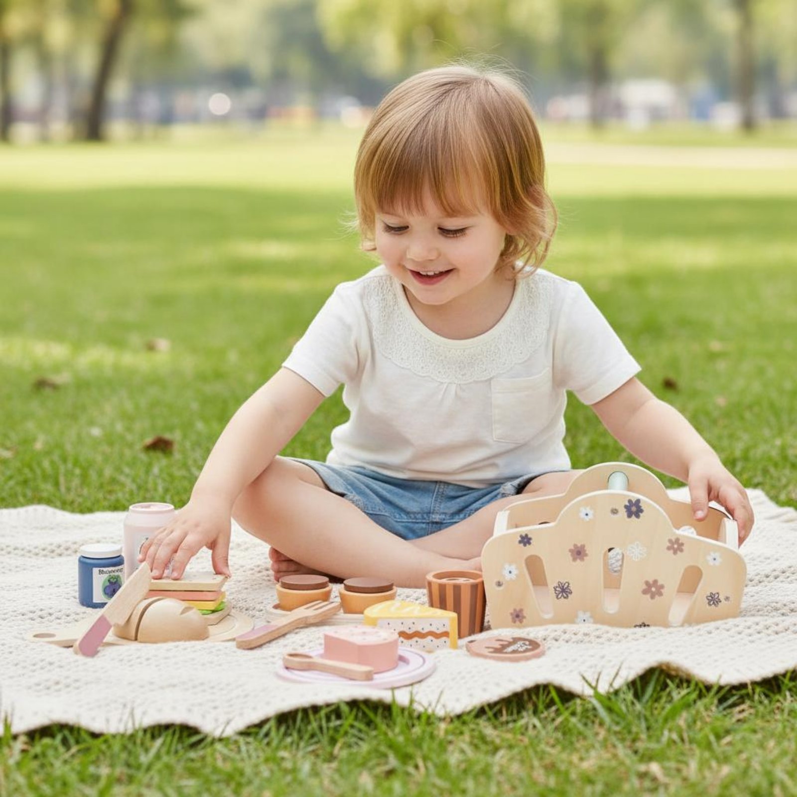 Panier de repas en bois pour l - Kids Outdoor Wooden Playset avis et prix