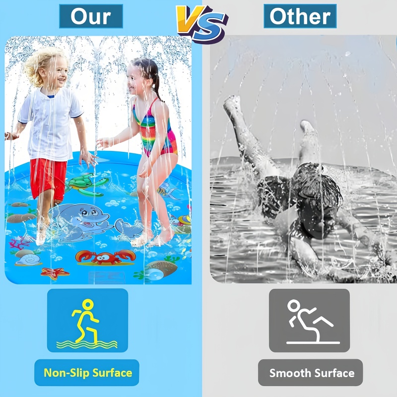Tapis de jeu aquatique gonflab - Kids Outdoor Water Sprinkler avis et prix